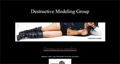 Desktop Screenshot of destructivemodelinggroup.com